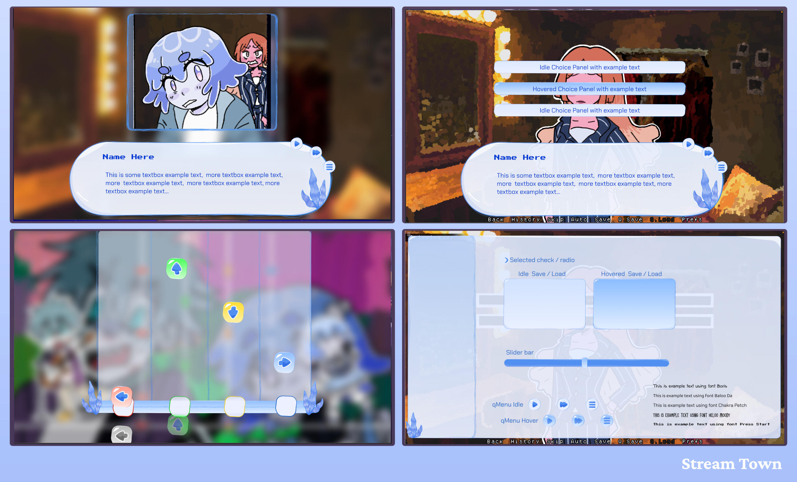 Stream Town UI