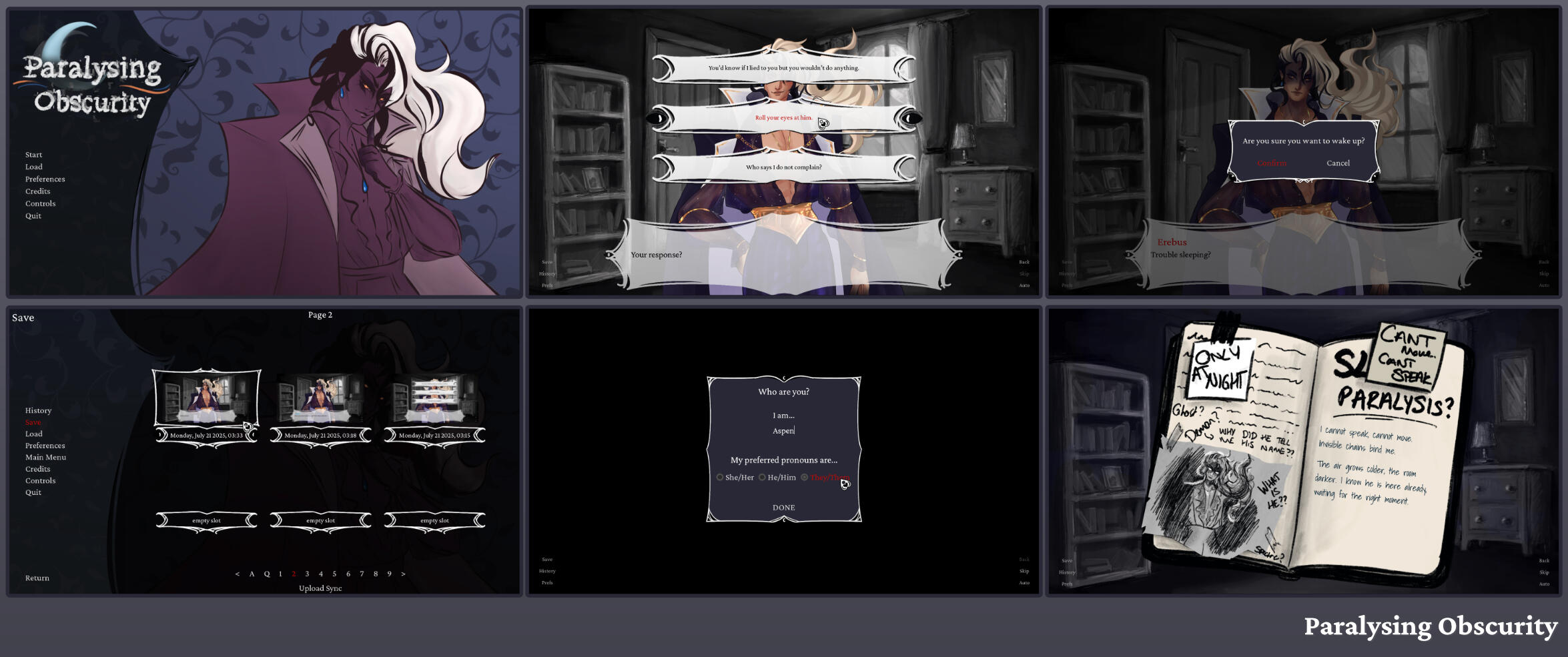 Paralysing Obscurity