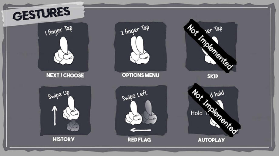Gesture Icons - Help Mark Escape