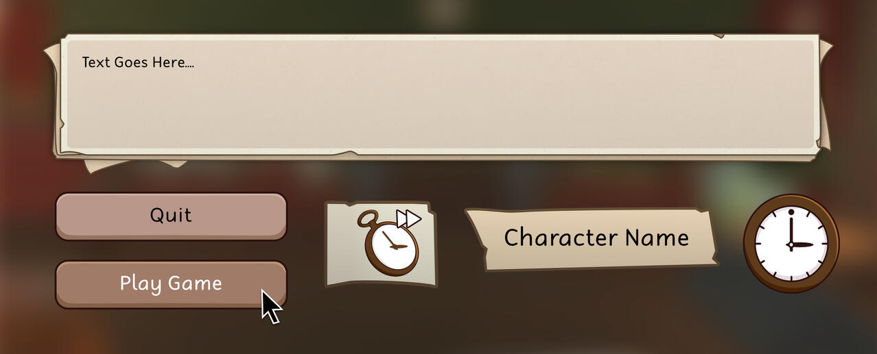 Iconography & UI Elements - In an Hour, I'll Be Dead